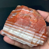 AGT645 อาเกตสีส้ม ( Agate ) อาเกต ลายธรรมชาติ ตรงปก ของแท้ หินมงคล หินสี หินธรรมชาติ หินแร่ หินนำโชค หินเสริมดวง ของสะสม