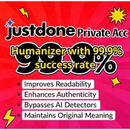Justdone Ai | Unlimtied Humanize Ai | Bypass Ai Tool v3