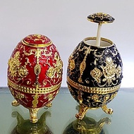 Lọ tăm Hoàng Gia | Hũ Tăm Hoàng Kim Có Chân Hoa Văn Tân Cổ Điển | HŨ ĐỰNG TĂM THÔNG MINH