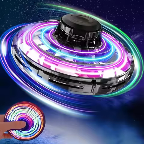 Flying Ball Toys Magic Ball Flying Spinner Flight Gyro Mini UFO Fingertip Drone Aircraft Induction G