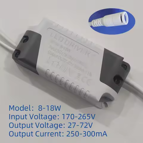 LED Driver 8-18W LED Power Supply Unit Lighting Transformers For LED Lights LED Panel Light DIY Pane
