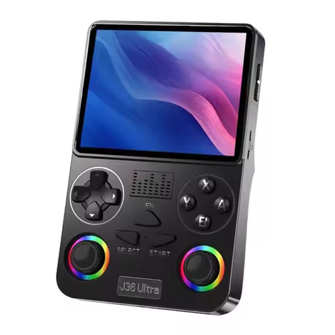 ABT-J36 Ultra Portable Handheld Game Console 64G 20000 Games 3.5 Inch Video Retro Game Player Suppor