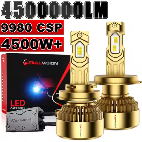 Bullvision H4 LED Headlight Canbus 4500W 4500000LM H7 H11 H8 H9 H1 HB3 9005 9006 HB4 9012 HIR2 30PC 