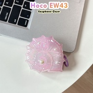 【Trend Front】For Hoco EW43 Case Cover Cute Colourful Seashell Soft Silicone Earphone Case Casing NO.