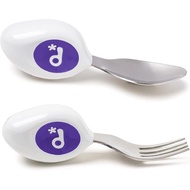 doddl (Doodle) Eat by yourself from 1 year old! Spoon and Fork 2 Piece Set Baby Food Baby Infant Chi
