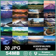 TF128 - 4K Full HD Desktop Wallpaper collections, 20 Landscape wallpaper bundle deal, Desktop wallpa