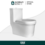 GAIA - Jamban 2 In 1 Pro | WC One Piece Kualiti Premium Squat Bowl Water Closet Toilet Bowl Jamban King Tiktok
