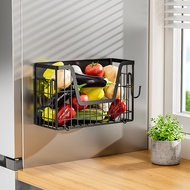 Small Volume Folding Refrigerator Storage Rack Side Storage Hanging Rack Magnetic Suction Non Perfor