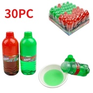 30pc Mini Coke Soda Bottle Lickable Ball Liquid Candy Halal Drum Liquid Candy LY-102 Snack Sweet