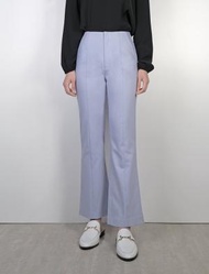 G2000 - 女士 棉混紡喇叭褲 (淺藍色)