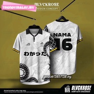 Jersey Baju Murah Lelaki Kanak Kanak E-sport Jersey Men Retro Collar Jersey Custom Name and Number P