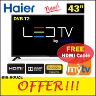 Haier 43 inch LED TV Full HD 1080p LE43K6000TF DVB T2 support DIGITAL TV MYTV Freeview (Bigger than 40 inch similar to 45 inch)