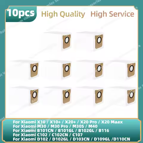 Dust Bag Fit For Xiaomi Robot Vacuum X10 / X10+ / X20+ / X20 Pro / X20 Max / M30 / M30 Pro / M30S / 