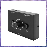 (Y W Z H)3.5mm 2 Input 1 Output/1 Input 2 Output Audio Switcher One-Key Mute Button