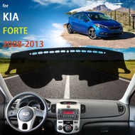 แดชบอร์ดฝาครอบพรมสำหรับ Kia Forte Cerato Koup TD 2008 2009 2010 2011 2012 2013 Dash Board Protector Anti-UV Shade พรม