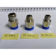 PC 0802 tubing hose connection pneumatic fitting PC0802 PC 08 02