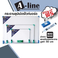 A-Line Whiteboard Plain Type Wall Hanging With Pen And Eraser