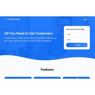 Bisnes Online - Beautiful HTML Landing Page Volume 5