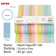 washi tape joyko/ solatip kertas warna WT-100