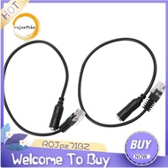 【ROJpz7IBZ】2pc 3.5mm Stereo Audio Headset to Cisco Jack Female to Male RJ9 Plug Adapter Converter Cable Cord