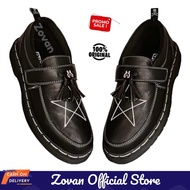 Star Bape>>Docmart Men's Casual Shoes Black Formal Bape Slip On Velcro Ripet Men's Casual Work Loafe