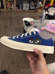 CDG PLAY CONVERSE 1970 川久保玲 聯名款 愛心 藍 低筒26.5cm