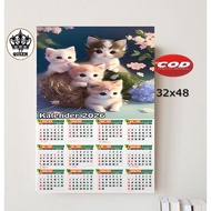 2026 CALENDAR CAT PICTURE/ CAT PICTURE POSTER/ WALL DECORATION WALL CALENDAR/WALLDECOR