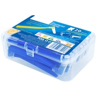 20Pcs L-Shaped Interdental Brush Teeth Cleaning Toothpick Tool for Men & Women Oral Care MR-VN