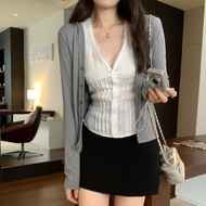 90137 Single-Breasted Long-Sleeved Slim-Fit New Style