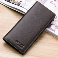 Dompet kulit beg lelaki pelbagai kad berkapasiti panjang lelaki