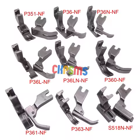 2PCS Hinged Presser Foot FOR Needle Feed Sewing JUKI DLN-415 DLN-5410 DLN-9010 Brother DB2-B790, DB2