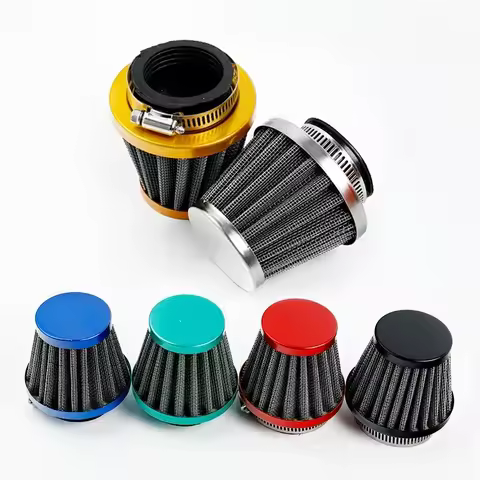 Universal Motorcycle Air Filter 35mm 38mm 42mm 48mm Fit 50cc 110cc 125cc 140cc ATV Scooter Dirt Bike