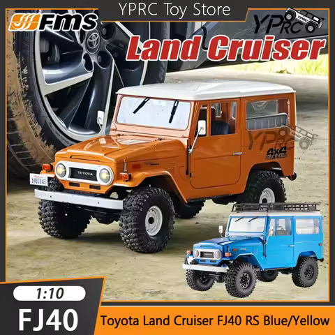 FMS FJ40 1:10 Rc Car Toyota Land Cruiser FJ40 Electric RC Off Road Vehicle Brush Motor Simulation Je