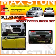 SUZUKI SWIFT SPORT TYPE BUMPER SET FRONT BUMPER SIDE SKIRT REAR BUMPER FULLSET CAR BUMPER SET BODYKI