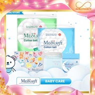 MEDISOFT Cotton Balls & Cotton Buds - Round Cotton Baby Cotton/s Cotton Balls