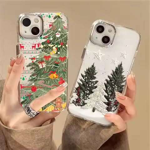 Cute Christmas Santa Claus Tree Elk Phone Case For OPPO Reno 13 11 Pro 13F 12F 11F 2F 5Z 6Z 3 4 5 6 