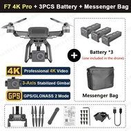 F7S 4K PRO Camera Drone GPS HD 5G WiFi FPV 3KM 3 Axis Gimbal EIS Professional Brushless Quadcopter W