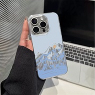 Snow Mountain Casing hp For OPPO A5 PRO A3X A3 PRO A3S A12E A5 A38 A18 A31 A8 A17 A17K A16 A16S A15 