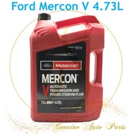 (100% ORIGINAL) FORD MOTORCRAFT MERCON V ATF AUTO TRANSMISSION OIL 5 U.S. QUARTS 4.73L