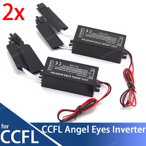 2Pcs CCFL Inverter Spare Ballast For Angel Eyes Rings Kit 12V Replacement For BMW E39 E38 E46 E30 E8