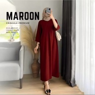 Zea long dress cringkle airflow | Long dress night dress for women