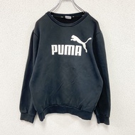古著PUMA黑色衛衣/運動衫，小號