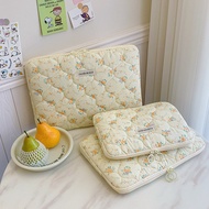 Laptop Bag Ins Gentle Small I Fresh Flower Shockproof Tablet Pc Liner Package Suitable for 9.7 10 13