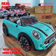 BONUS BUKU BELAJAR Mobilan aki mini cooper m7188 mobil aki mini cooper m-7188 mobilan aki anak remo