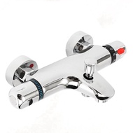 Bathroom Thermostatic Mixer Tap Hot and Cold Bathroom Mixer Mixing Valve Bathtub Faucet Thermostatic