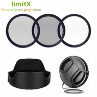 For Canon RF 50mm f/1.8 STM Filter Kit Lens UV CPL ND4 ES65B Bayonet Lens Hood Cap on EOS R5 R6 R8 R
