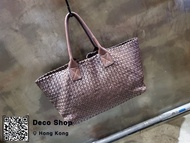 Vintage Bottega Veneta Brown Cabat Tote Bag Medium BV 深啡 菜籃 中號