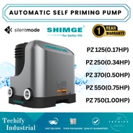 (SUPER SILENT) SHIMGE PZ125/PZ250/PZ370/PZ550/PZ750 FULLY AUTOMATIC SELF PRIMING BOOSTER PUMP