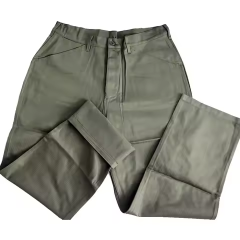 WW2 US Uniform Tactical Force Casual Pants Replica WW2 US Training Trousers Soldier Training Suit WW