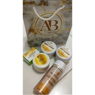 glow lengkap paket up by ab sunblock